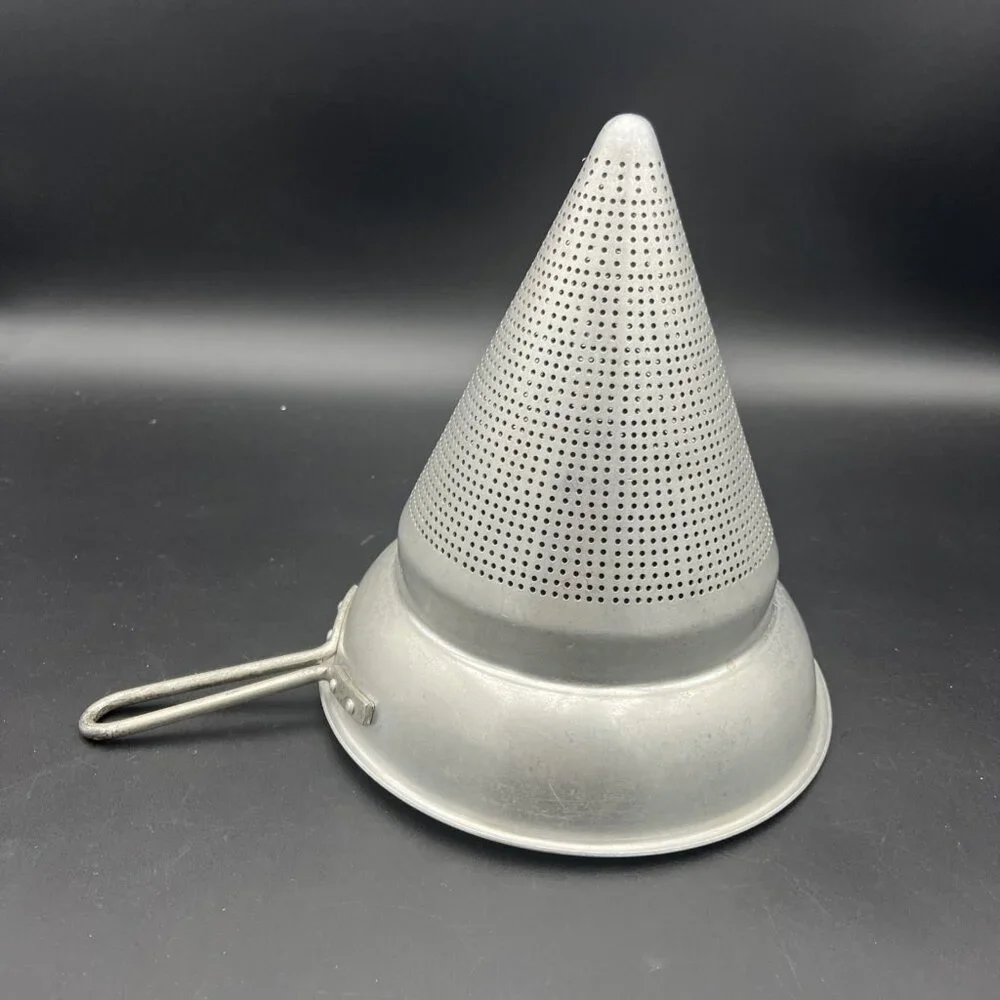 Vintage Wear-Ever No. 8 Aluminum Strainer Colander Canning Sieve Ricer USA